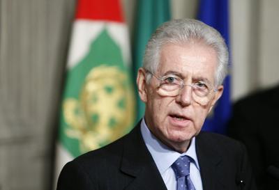 Mario Monti, desygnowany na premiera Włoch (fot. Bloomberg)