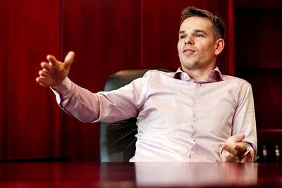W DRODZE NA PROSTĄ: André Gerstner, prezes i główny akcjonariusz Groclinu, kilka lat temu przejął kontrolę nad wielkopolską spółką i zaczął wyprowadzać ją z dołka.