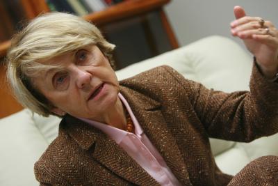 Danuta Hübner, posłanka Parlamentu Europejskiego (PE), była komisarz UE do spraw polityki spójności. Fot. WM