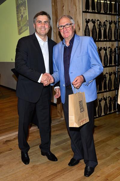 Dariusz Dziekanowski, Antoni Piechniczek (z prawej)