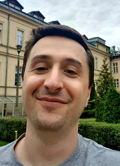 Lek. Paweł Potocki - specjalista w dziedzinie onkologii klinicznej w Oddziale Klinicznym Onkologii Szpitala Uniwersyteckiego w Krakowie