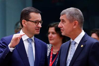 Mateusz Morawiecki i Andrej Babisz