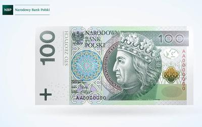 Nowe oblicze banknotu 100-złotowego z wizerunkiem Władysława Jagiełły (FOT. NBP)