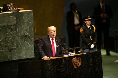Donald Trump nie rozumie i nie akceptuje idei ONZ, ale coroczną sesję wykorzystuje do promocji swojej polityki.
