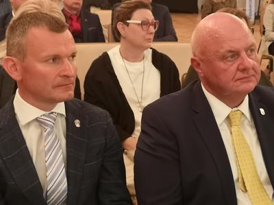 Od lewej: dr hab. Sławomir Marszałek i prof. Wojciech Golusiński