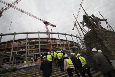 Na Stadionie Narodowym widać już postępy prac.