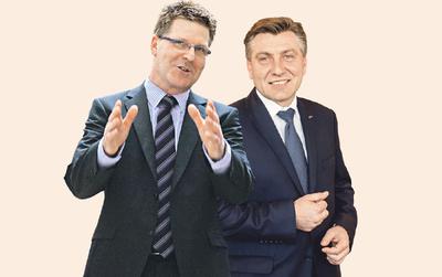 SZWAJCARSKA EKSPANSJA: Stadler, którego wiceprezesem wykonawczym na Europę Centralną jest Christian Spichiger (z lewej), ma fabrykę w Siedlcach, ale rozważa też włączenie do grupy zakładów bydgoskiej Pesy. Pesa, którą kieruje Robert Świechowicz, przez lata budowała mit narodowego czempiona w produkcji pociągów i tramwajów. Teraz szuka inwestora, który ją uratuje i zapewni stabilne funkcjonowanie.