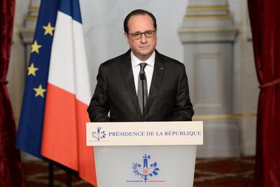 prezydent Francji Francois Hollande