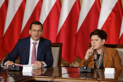 Beata Szydło i Mateusz Morawiecki