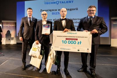 Nagrodzeni laureaci konkursu Technotalenty 2019 z Politechniki Białostockiej.