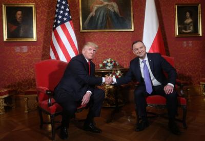 Donald Trump i Andrzej Duda