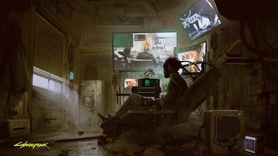 Cyberpunk 2077 Concept art z gry