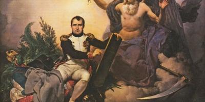 Napoleon Bonaparte jako prawodawca, obraz alegoryczny.