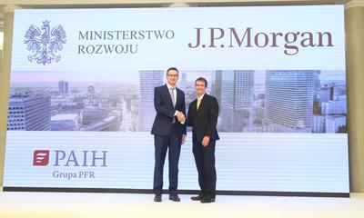 Mateusz Morawiecki i Steve Cohen