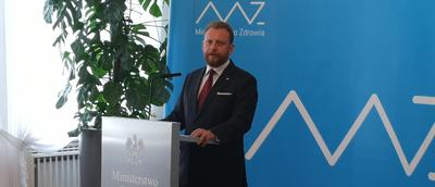 Konferencja prasowa ministra zdrowia Łukasza Szumowskiego nt. dostępności leków w aptekach